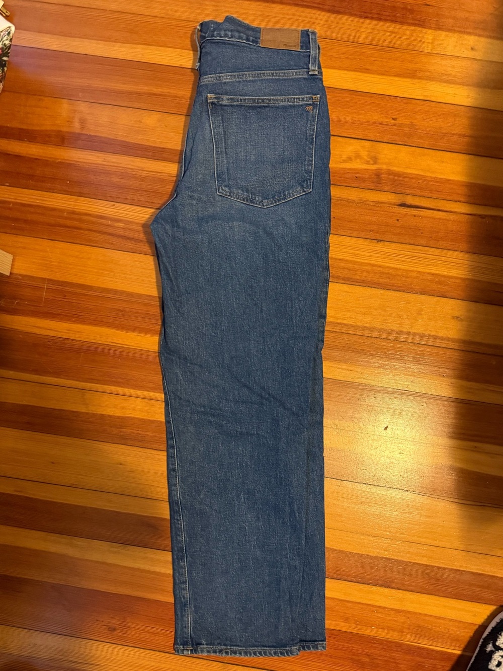 Madewell Women's Straight-Leg Jeans in Medium Blue